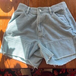 Pacsun corduroy blue shorts. Size 26’